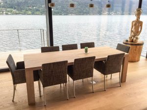 Esstisch Eiche massiv, gebürstet und geölt